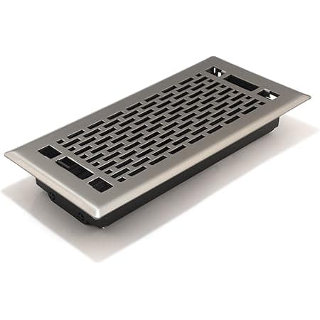 Accord Ventilation AMFRSNB410 Floor Register with Wicker Design, 4-Inch ...