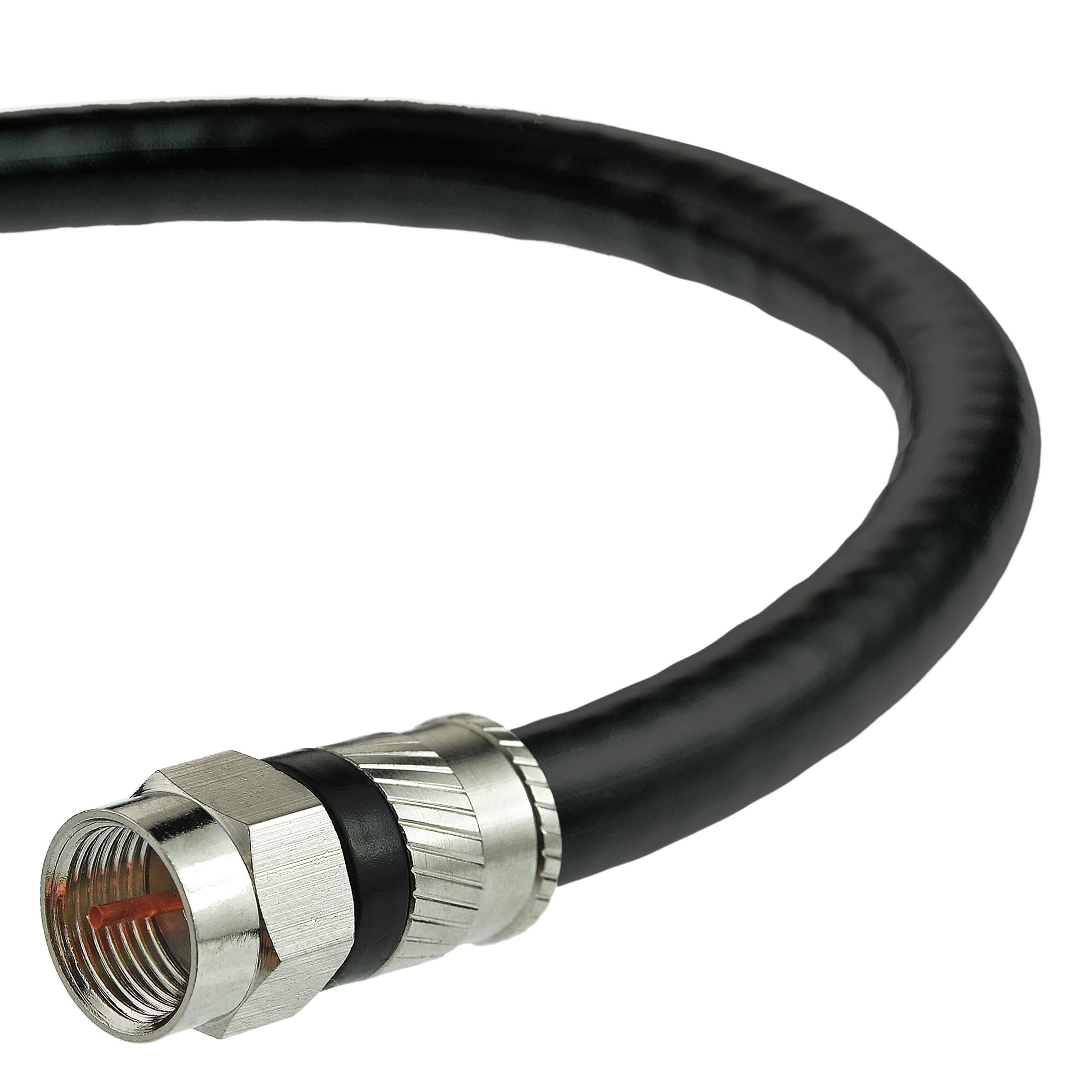 Mediabridge Coaxial Patch Cable (8 ft) Triple-Shielded, in-Wall Rated ...