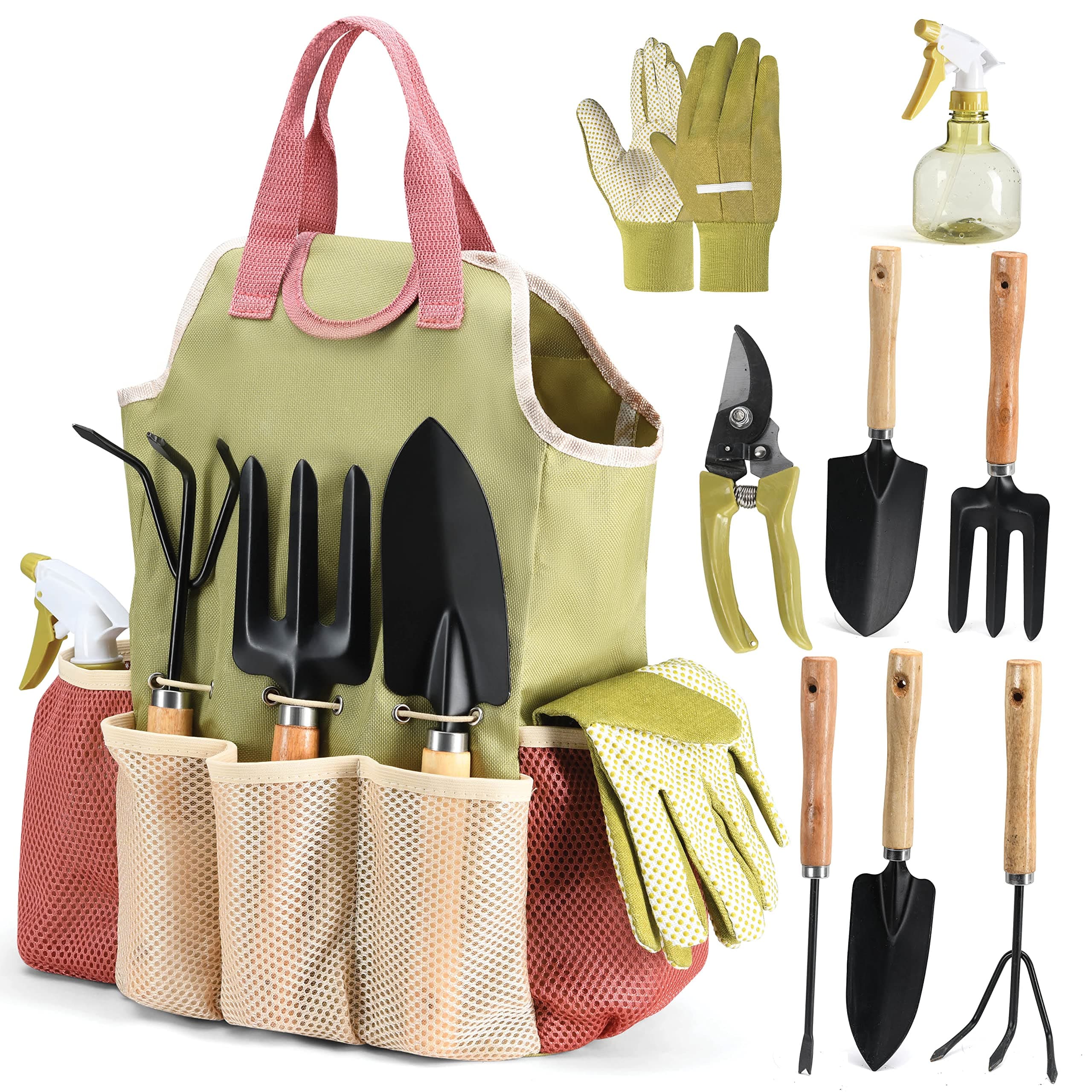 Amazon.com : Gardening Tools Set of 10 - Complete Heavy Duty Garden ...