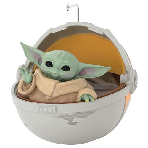 Star Wars: The Mandalorian™ Grogu™ Operating IG-12™ Ornament With Sound ...