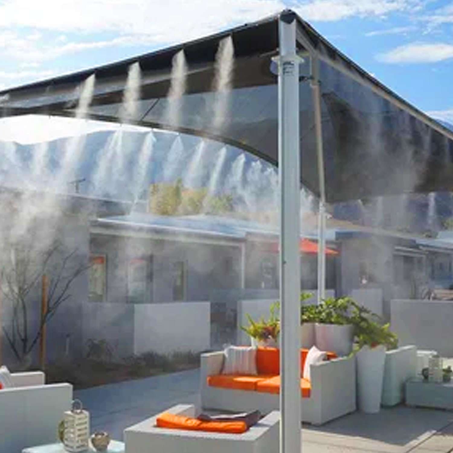 Low Pressure Misting Systems DIY 8mm Fog Misting System 7/10/20M Kit