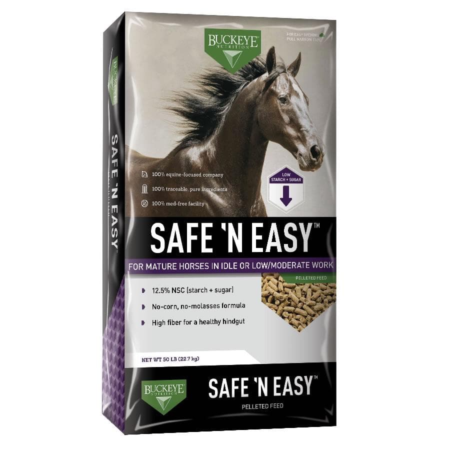SAFE ‘N EASY Pelleted Feed (BUCKEYE Nutrition) - Equine Nutrition ...