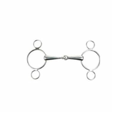 Korsteel Stainless Steel Gag Horse Bit 5 in - Wilco Farm Stores