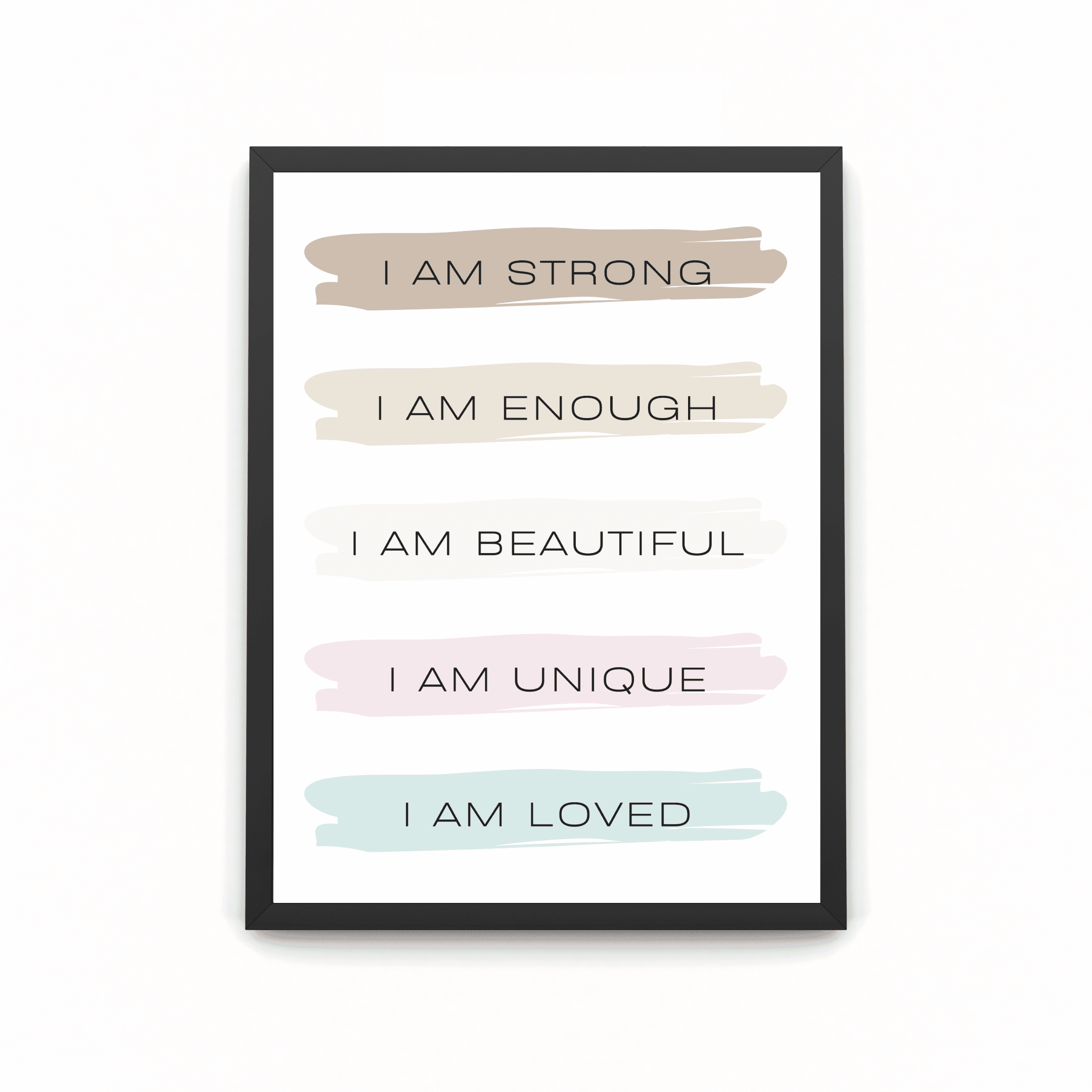 Affirmation Framed Wall Art Print A4 - Soul Analyse