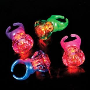 Rhode Island Novelty - LIGHT-UP DIAMOND RING