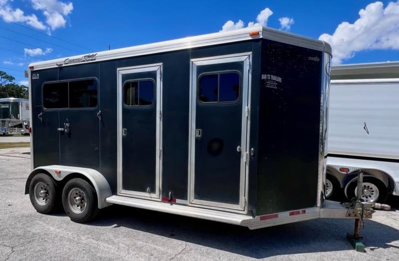 2004 CM (Cimarron) Norstar 2 Horse Straight Load Bumperpull Horse ...