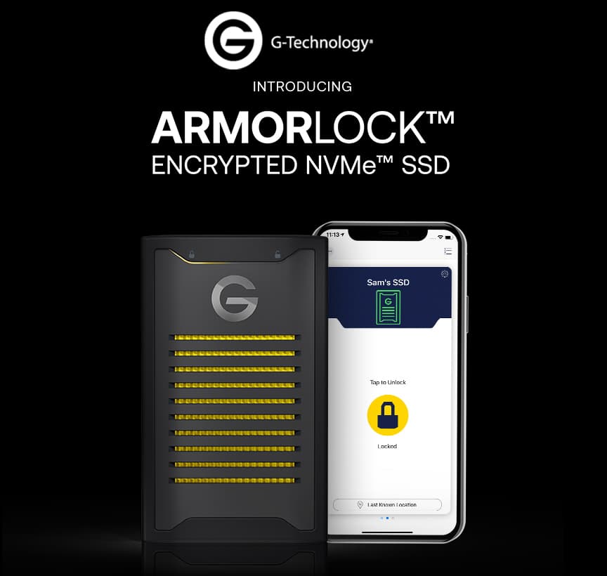 Introducing G-Technology ArmorLock Encrypted NVMee SSD – BROADFIELD NEWS