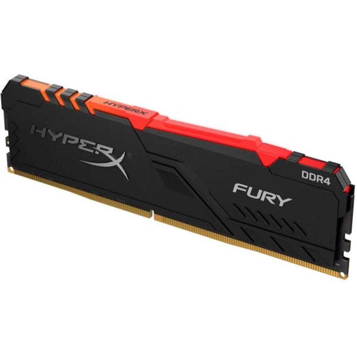 HYPER-X Fury 16GB RGB DDR4 2666MHz Black Desktop Memory | hyperx FURY ...