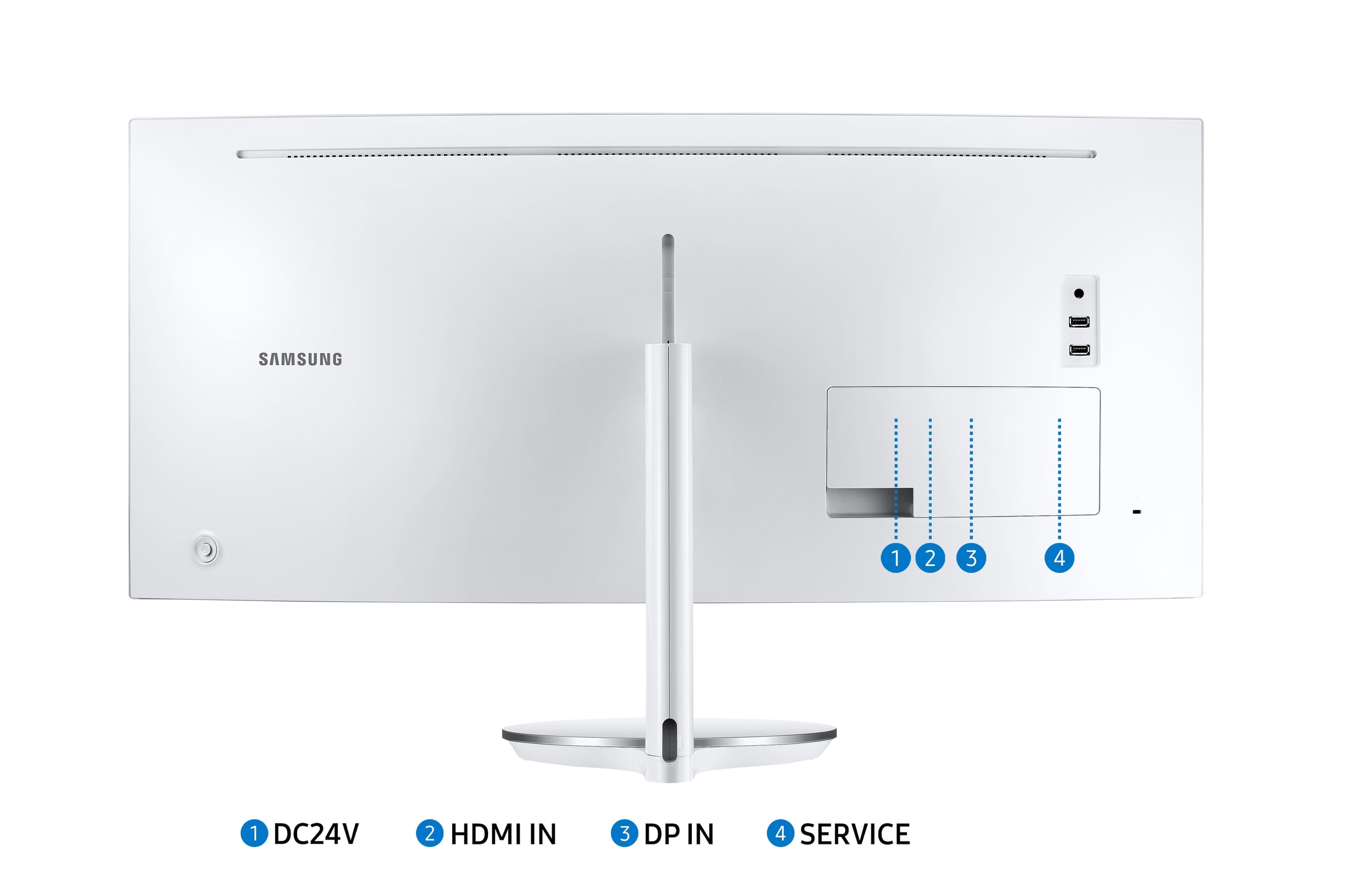 Best Buy: Samsung 34” ViewFinity CJ791 QHD FreeSync Thunderbolt Monitor ...