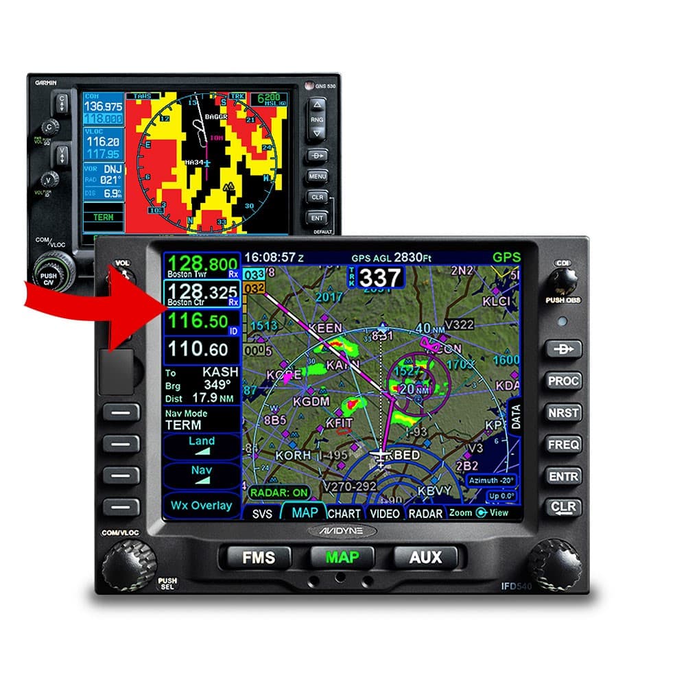 Avidyne IFD UPGRADE: GNS 530 to IFD540 Avidyne Panel Mount GPS Upgrade