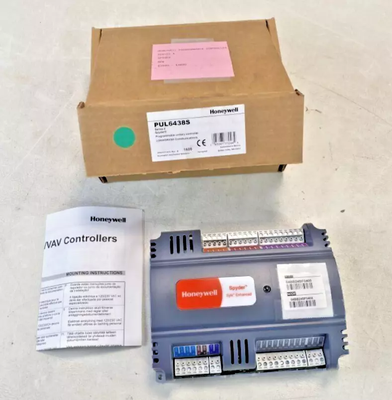 PUL6438S Honeywell Series 4 Spyder Programmable Unitary Controller ...