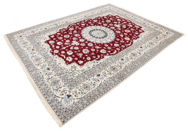 Persian Rug Nain 9La 13'0"x9'7" Hand Knotted, 13'0"x9'7" - Traditional ...