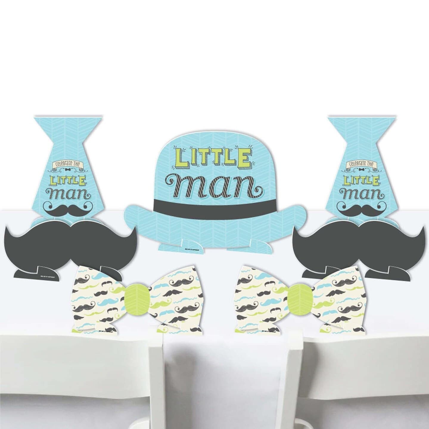 Big Dot of Happiness Dashing Little Man Mustache Party - Baby Shower or ...