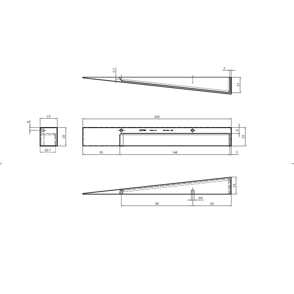 Tirador metálico contemporáneo - MN2 - Richelieu Hardware