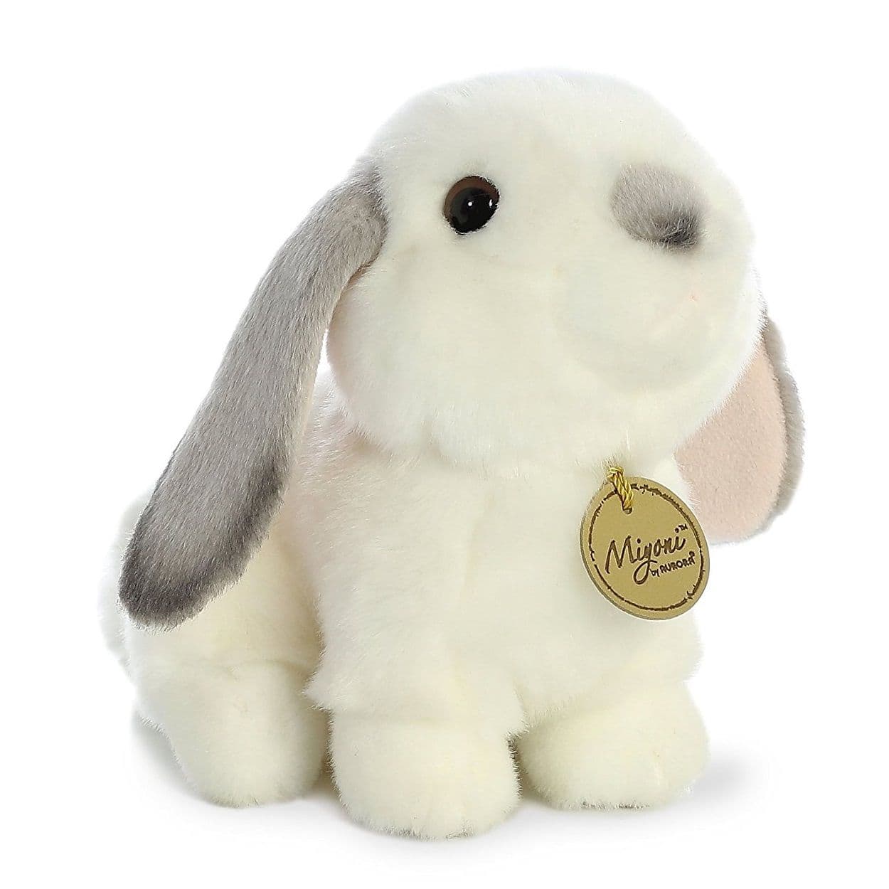 Lop Grey Ear Rabbit Miyoni 8 inch - Toys & Co. - Aurora Plush