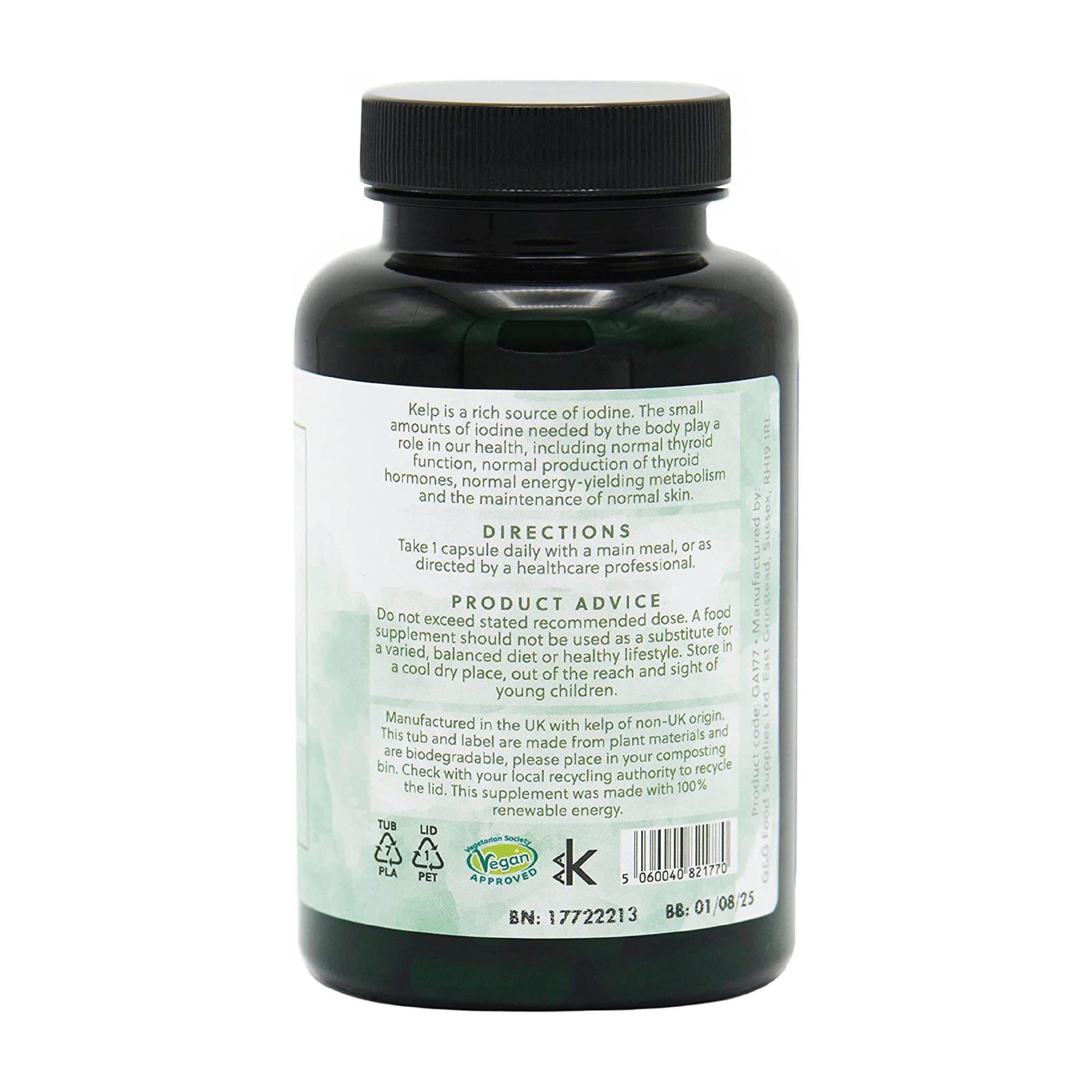Organic Kelp Vitamin | Herbal Food Supplement | Vitamins Online
