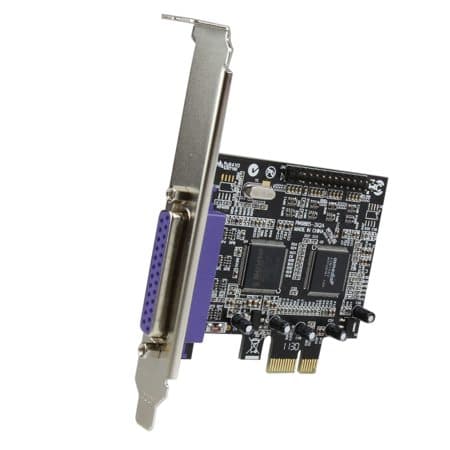 StarTech 2 Port PCI Express Parallel Adapter Card (PEX2PECP2)
