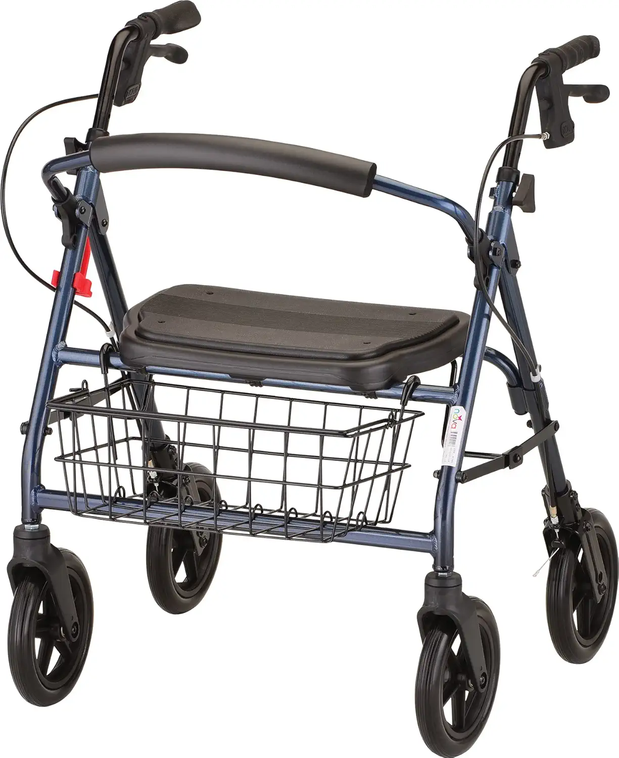 NOVA Mini Mack Bariatric Rollator Walker ، ظرفیت 400 پوند ، وظیفه سنگین ...