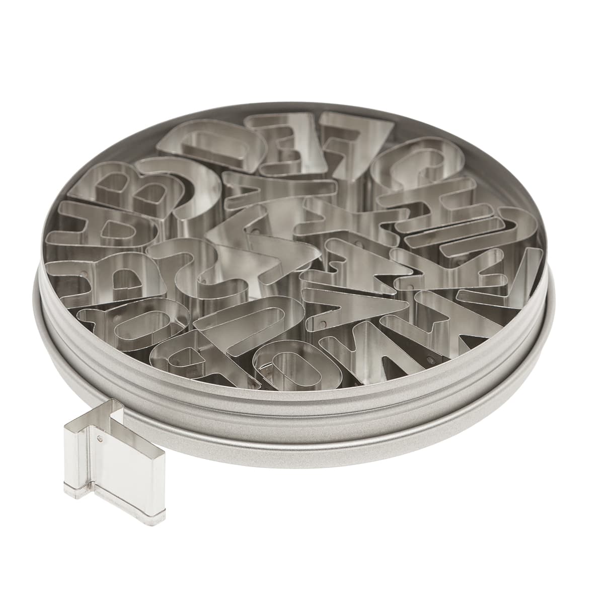 Ateco Alphabet Cutter Set, 1 Shaped Cookie Cutter - BakeDeco.Com