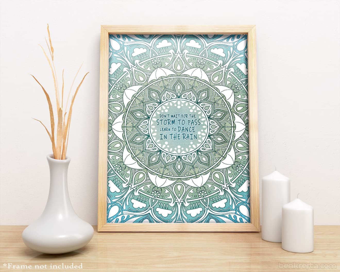 Inspirational Quote Mandala Prints - Ben Krefta.com