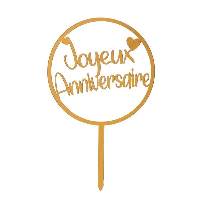 Décors de gâteaux toppers pour embellir vos préparations