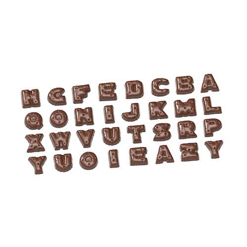 Alphabet Chocolate Mold | Chocolat-Chocolat Inc.