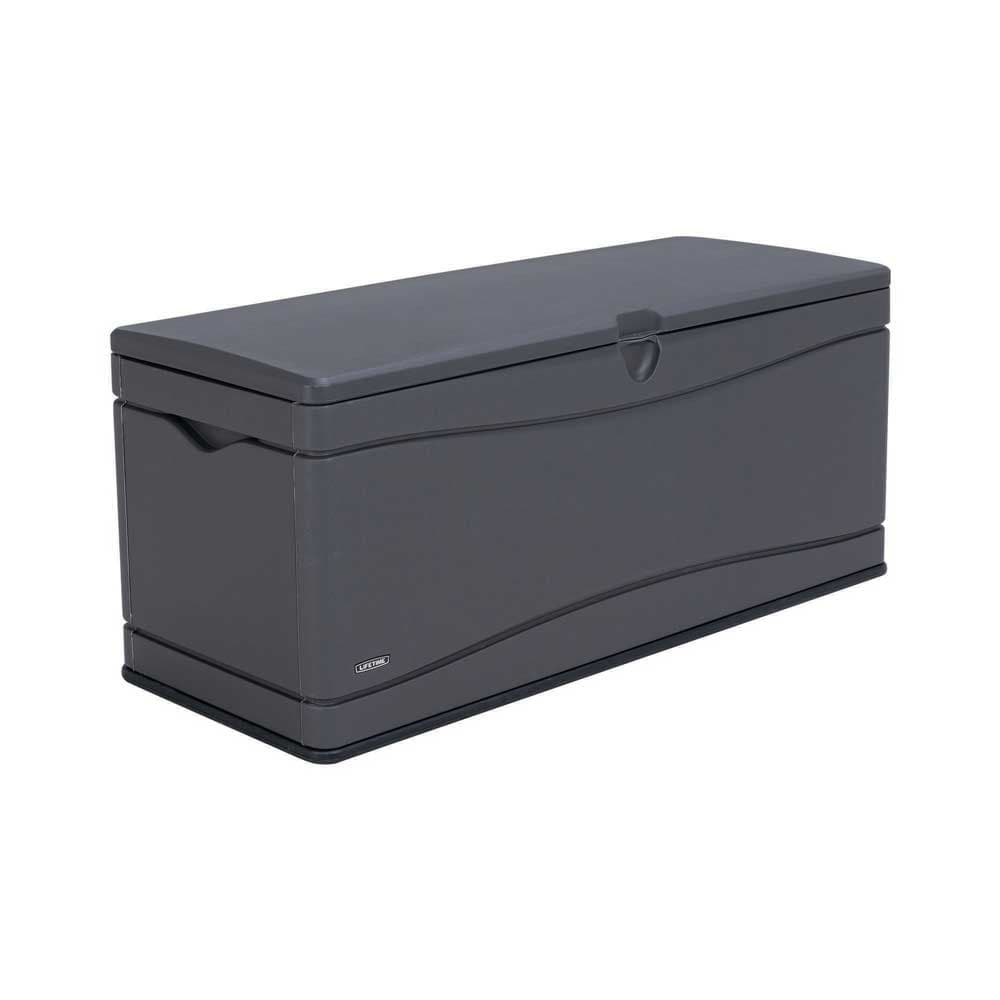 Lifetime 60298 Heavy-Duty Outdoor Deck Storage Box 130 Gallon