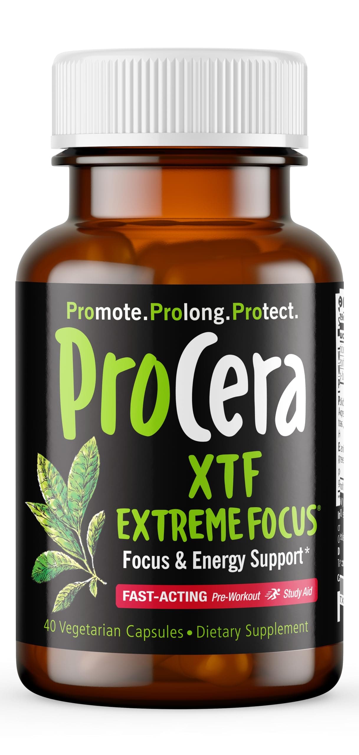 XTF Focus & Energy Pills - Nootropic Brain Booster with Huperzine ...