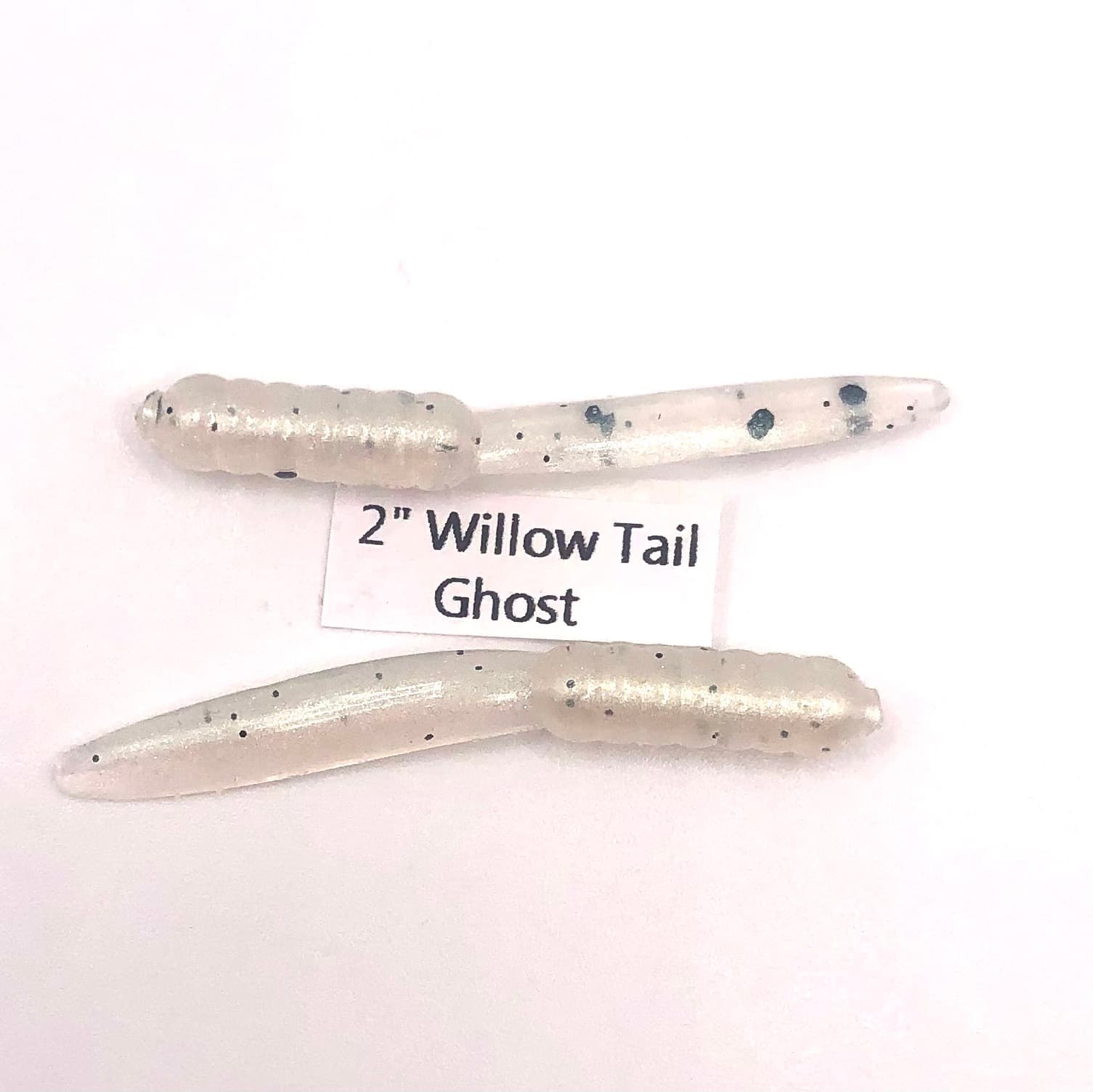 2″ Willow Tail (Ghost) – JVs Custom Baits
