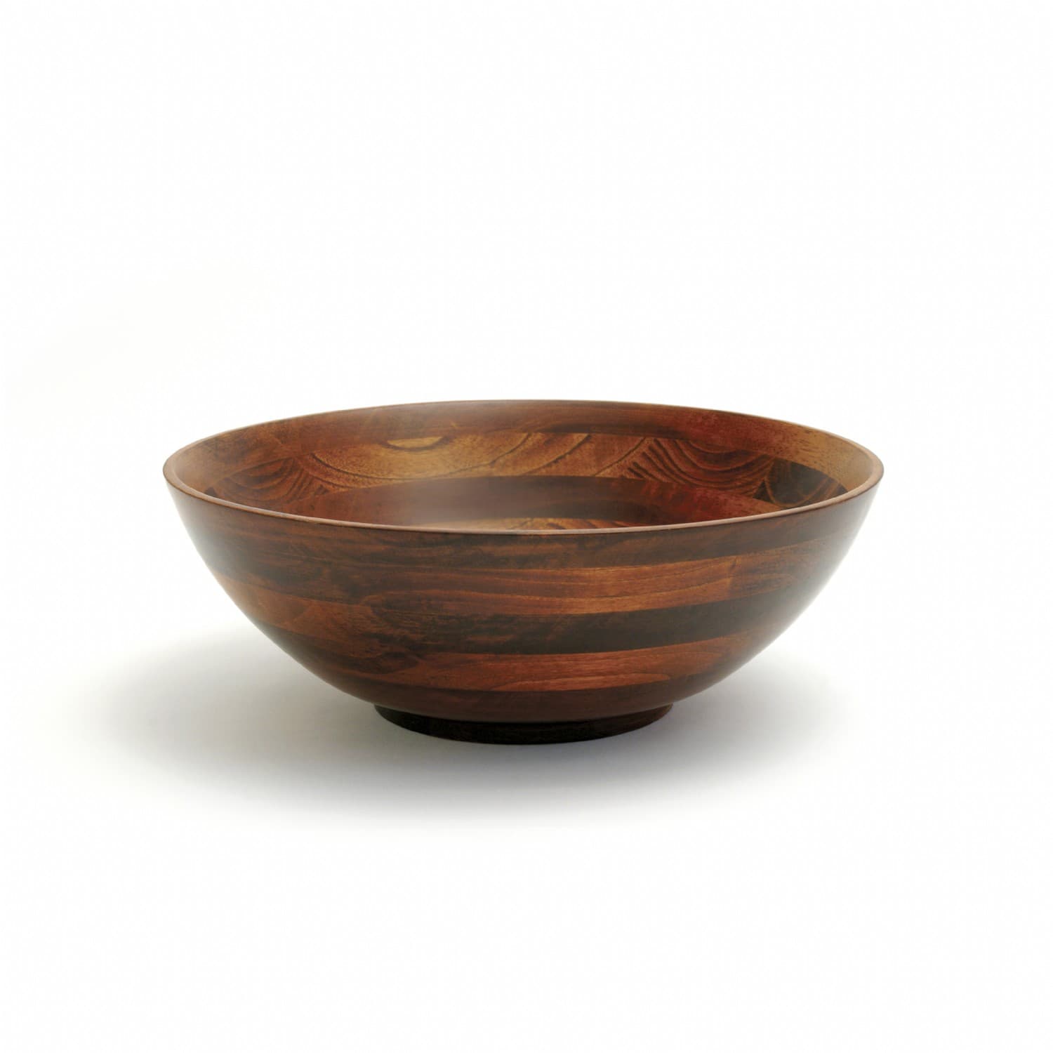 Cherry Finish Footed Bowl, Large | Lipper International