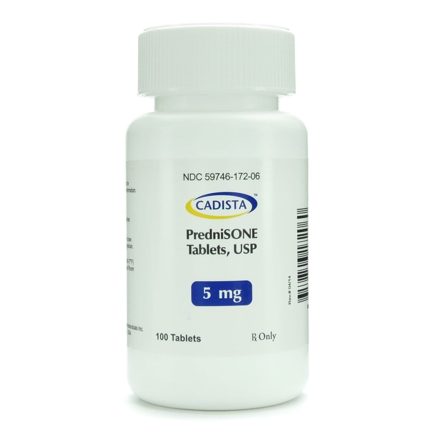 Prednisone, 5mg, 100 Tablets/Bottle | McGuff