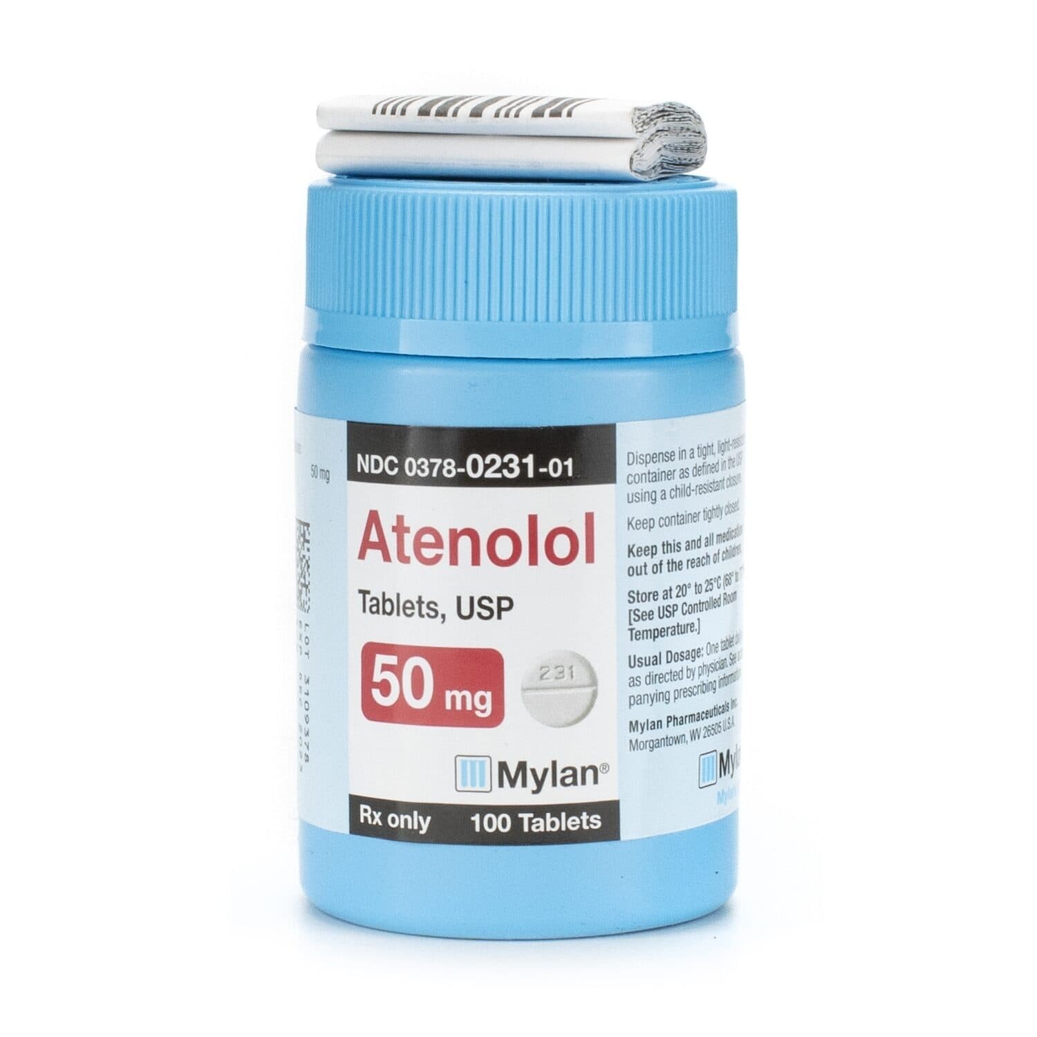 Atenolol 50 mg Tablets, 100 Count | McGuff