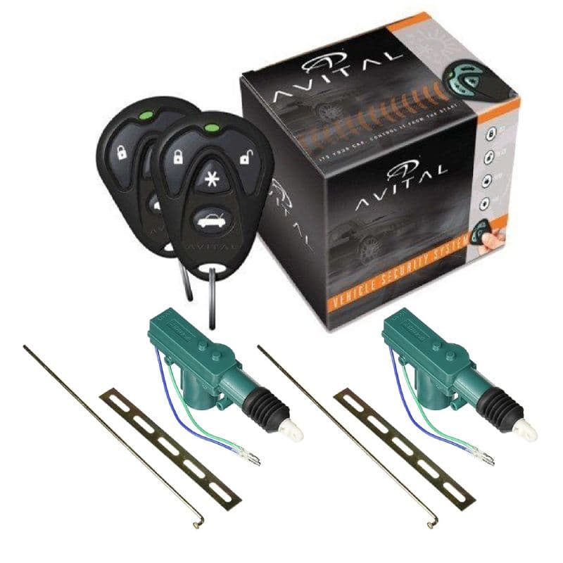 Avital 3100LX-Bundle: Keyless Entry Car Alarm with Directed Door Lock ...