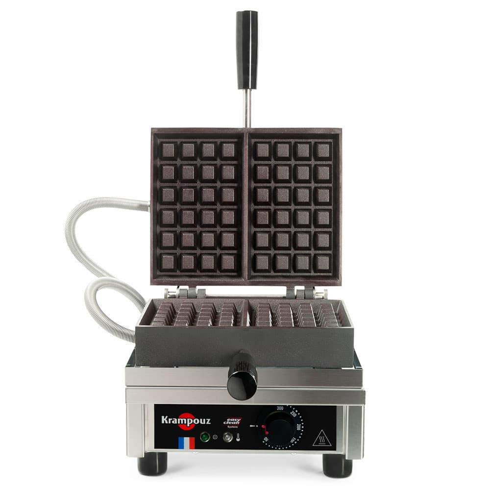 Krampouz Single 4x6 Brussels Waffle Maker, 90° Opening (WECCBCAS ...