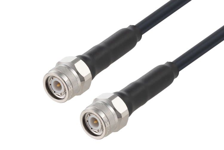 TNC Male to TNC Male Low Loss Cable 24 Inch Length Using LMR-240-UF ...