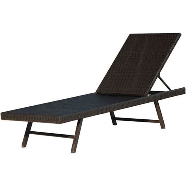 Patio Store. Hanover Orleans Chaise Lounge Chair - Brown