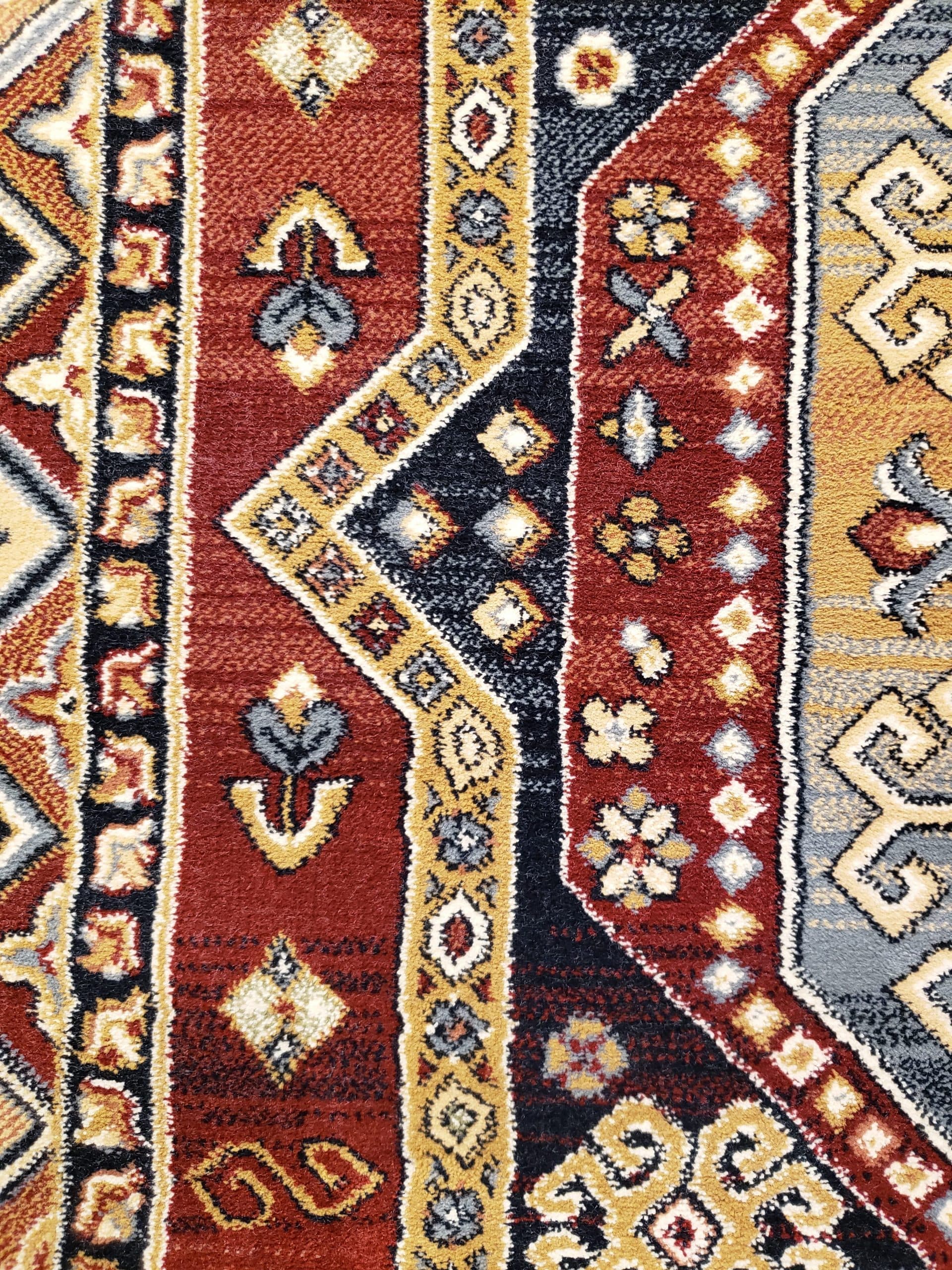 Traditional Kazak Design Machine-Made Rug - World Of Rugs