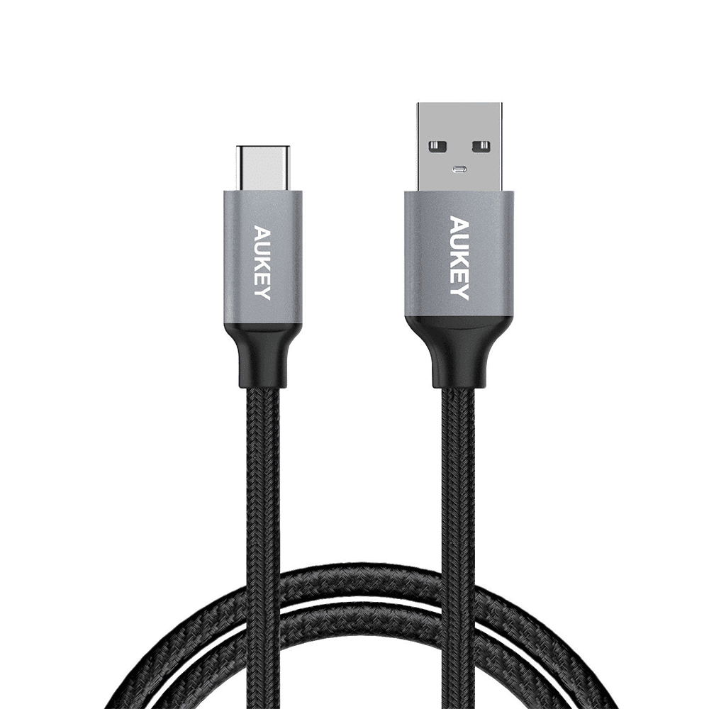 Aukey USB C Nylon Braided Fast Charging Cable 6ft - Penguin.com.bd