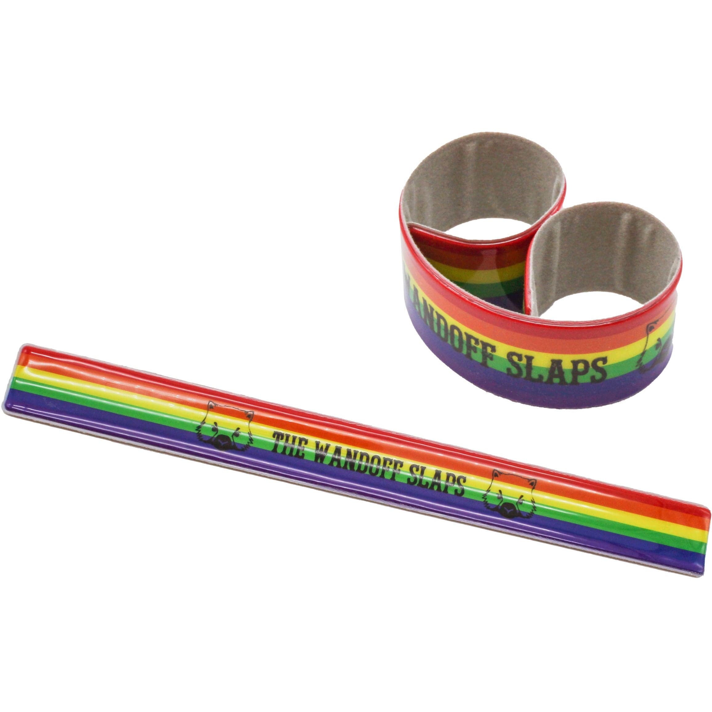 Promo Rainbow Slap Bracelets