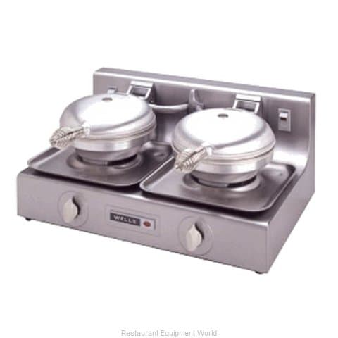Wells WB-2 Double Waffle Iron Baker