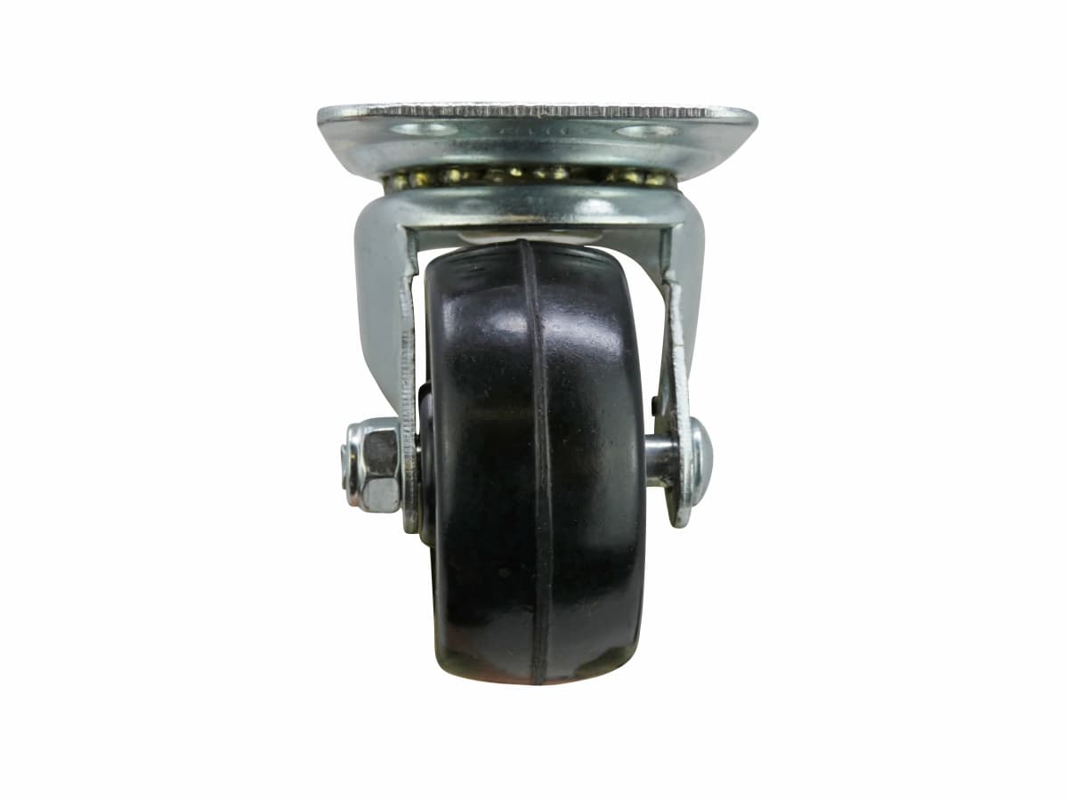 2-Inch Swivel Plate Soft Rubber Caster, 90-lb Load Capacity – Shepherd ...
