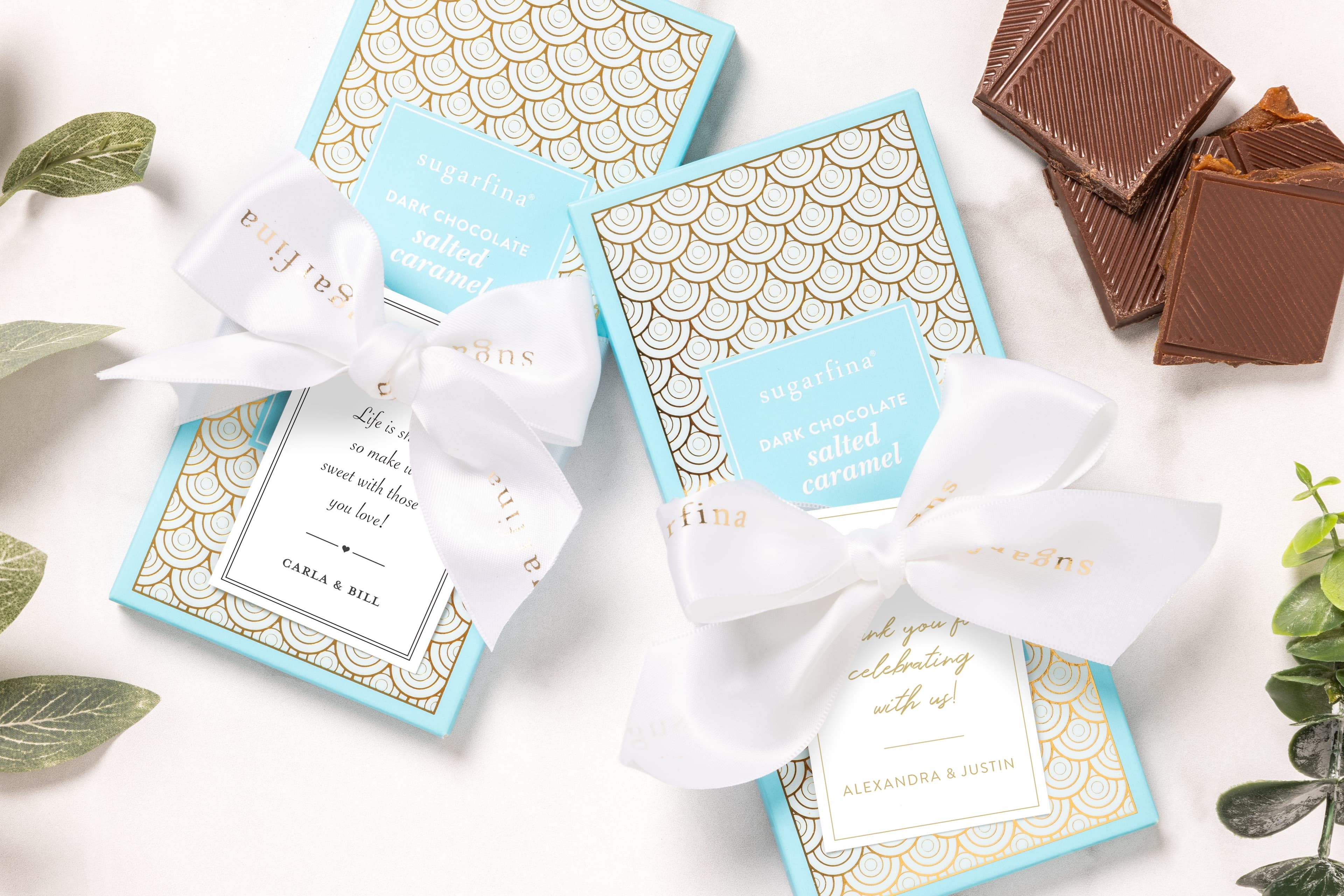 Personalized Chocolate Wedding Favors