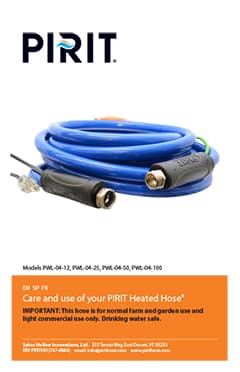 PIRIT Heated Hose - Digital Media Assets