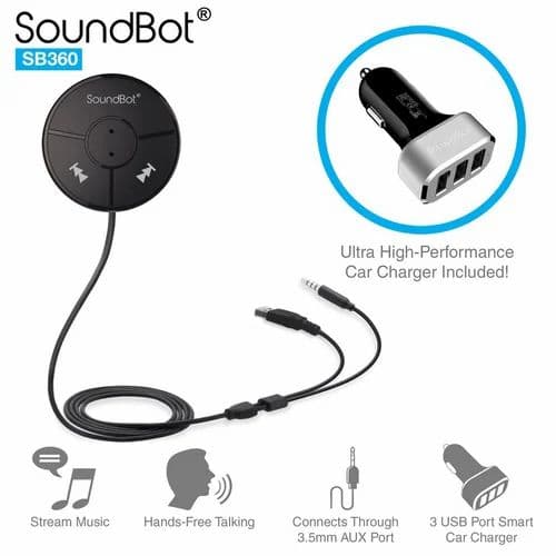 Soundbot Sb360 Bluetooth Wireless 4.0 Car Kit at best price in New ...