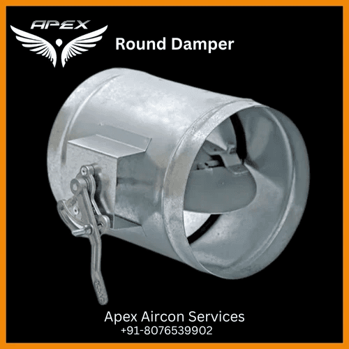 Ac Duct Damper Galvanized Iron Volume Contol Dampers Round Duct Damper