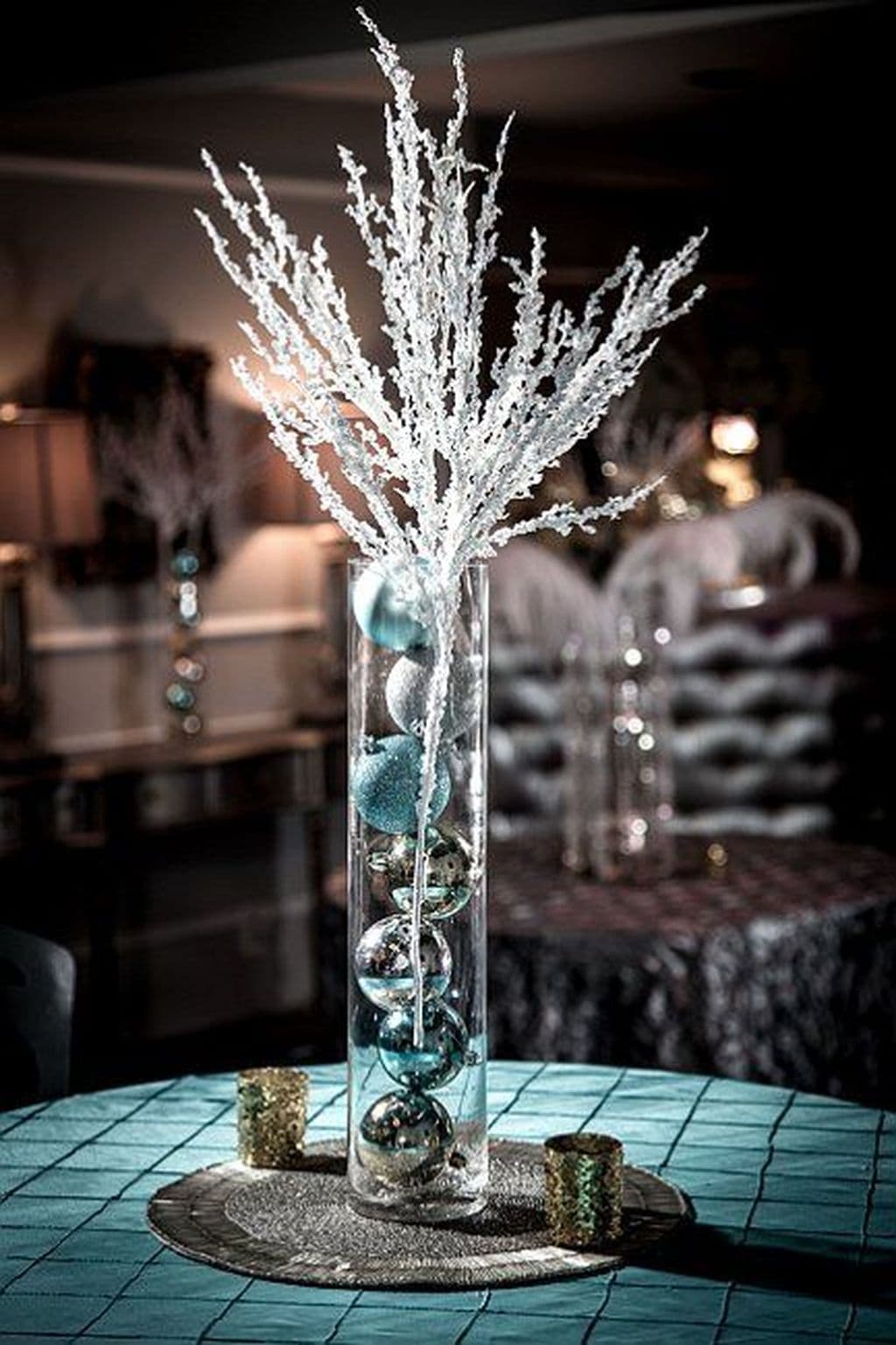 Winter Wonderland Wedding Centerpieces Ideas