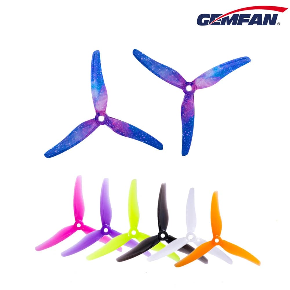 12pairs 24pcs Gemfan Hurricane 51433 3-Blade PC Propeller for POPO ...