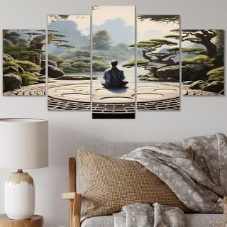 Lienzo Zen Garden Serenity de Designart (Overstock)