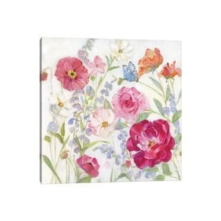 iCanvas "Summer Blooms" by Sally Swatland Canvas Print - Bed Bath ...