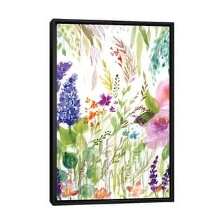 iCanvas "Purple Wild Flowers On The Field" by Andrea Kosar Framed ...